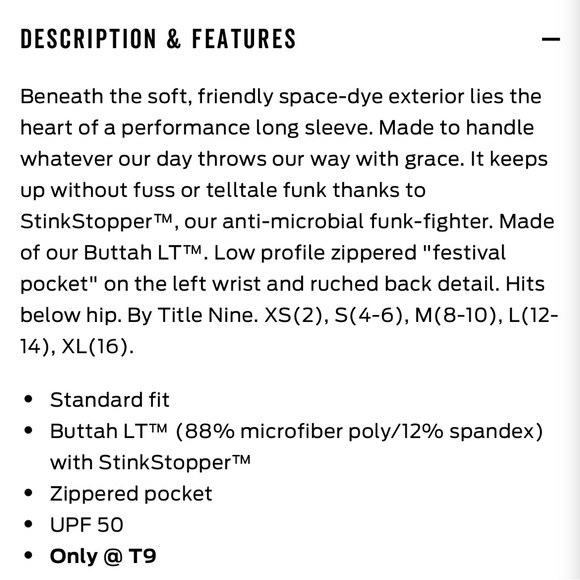 Title 9 Athletic Pink Heathered Top - Picture 7 of 7